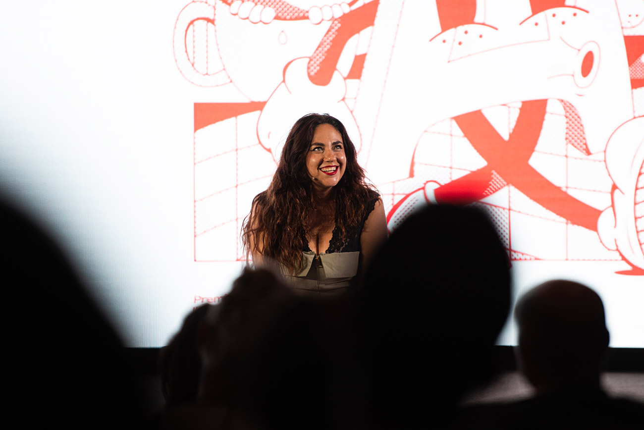 Anna Herebia se entreg� a fondo en su actuaci�n