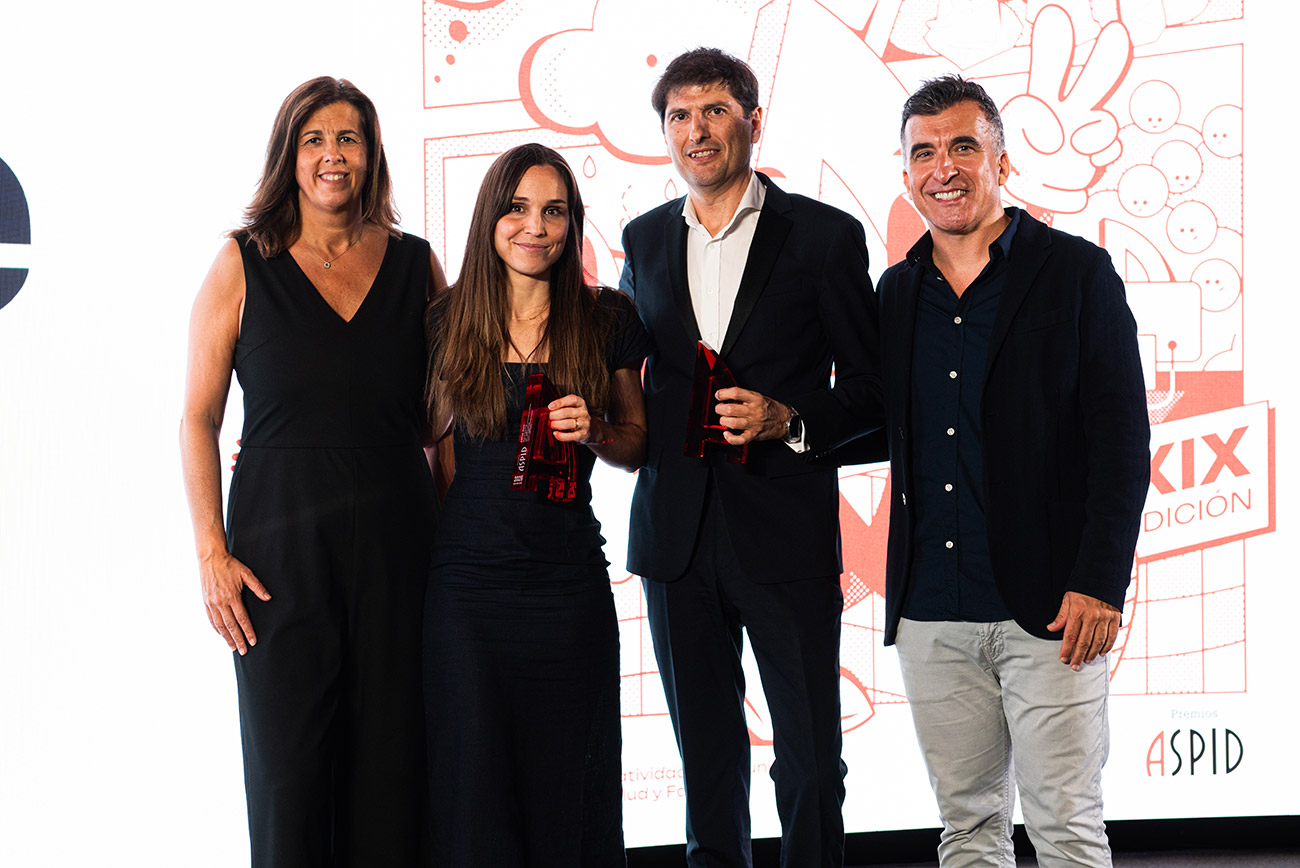 Carla, Jana Escamilla de Sobi Iberia, Arturo Cortizo de Evidenze Health Espa�a y V�ctor