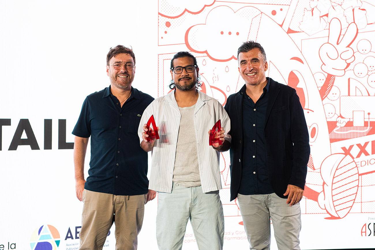 Diego Mendoza de VML con David Rodr�guez y V�ctor Navarro