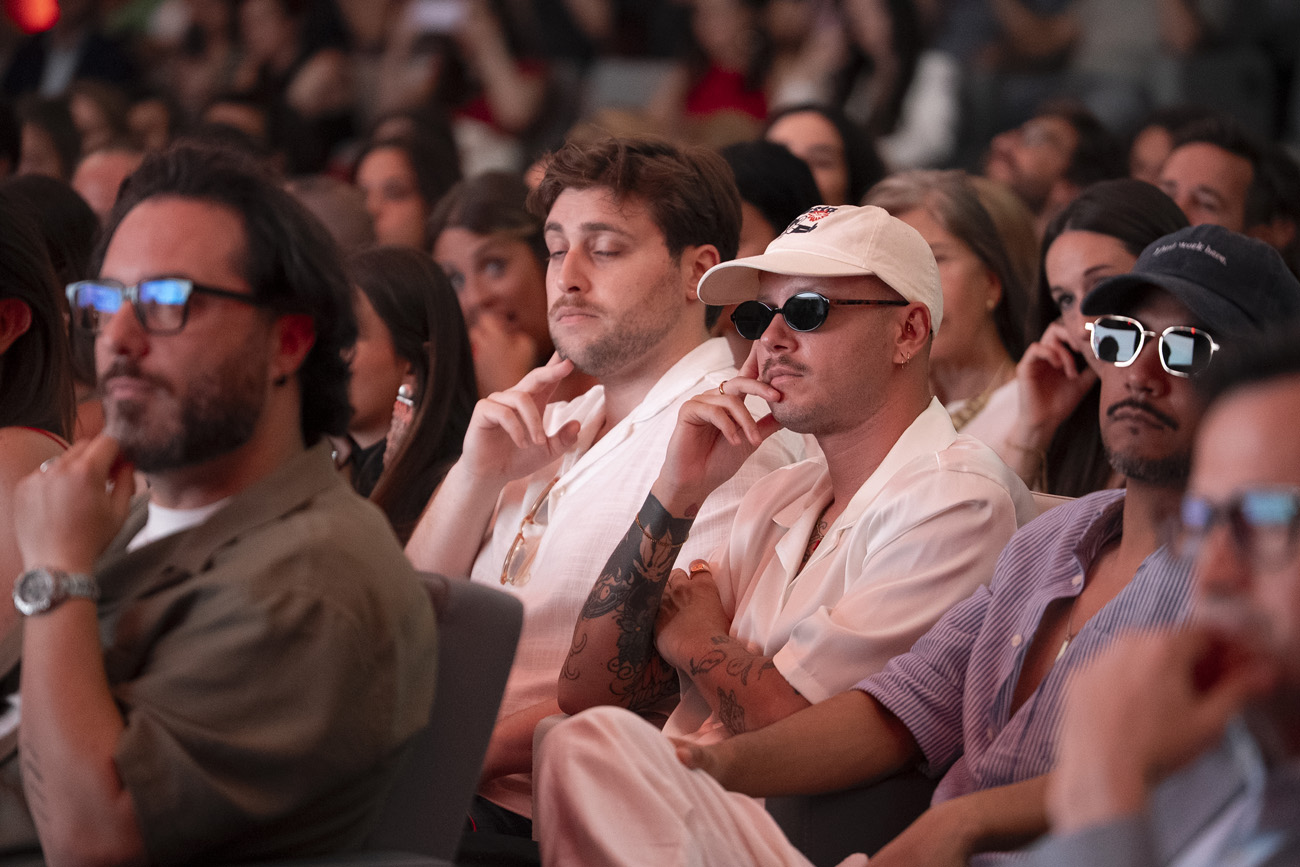El ambiente entre el público fue muy distendido