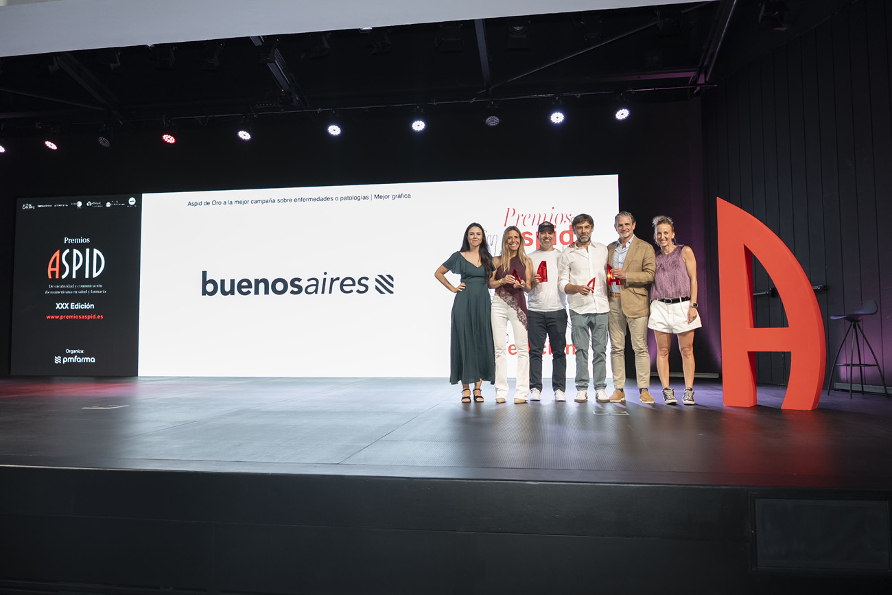 Aspid de Oro a la mejor campaña sobre enfermedades o patologías y Aspid a la Mejor gráfica