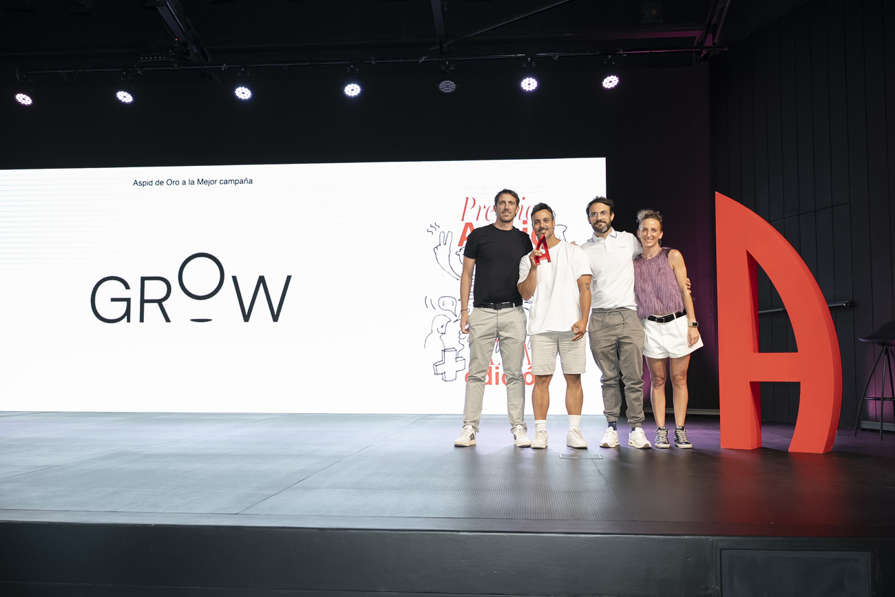 Edgardo Gamboso, Carlos Parra y Marcos Urroz de Grow