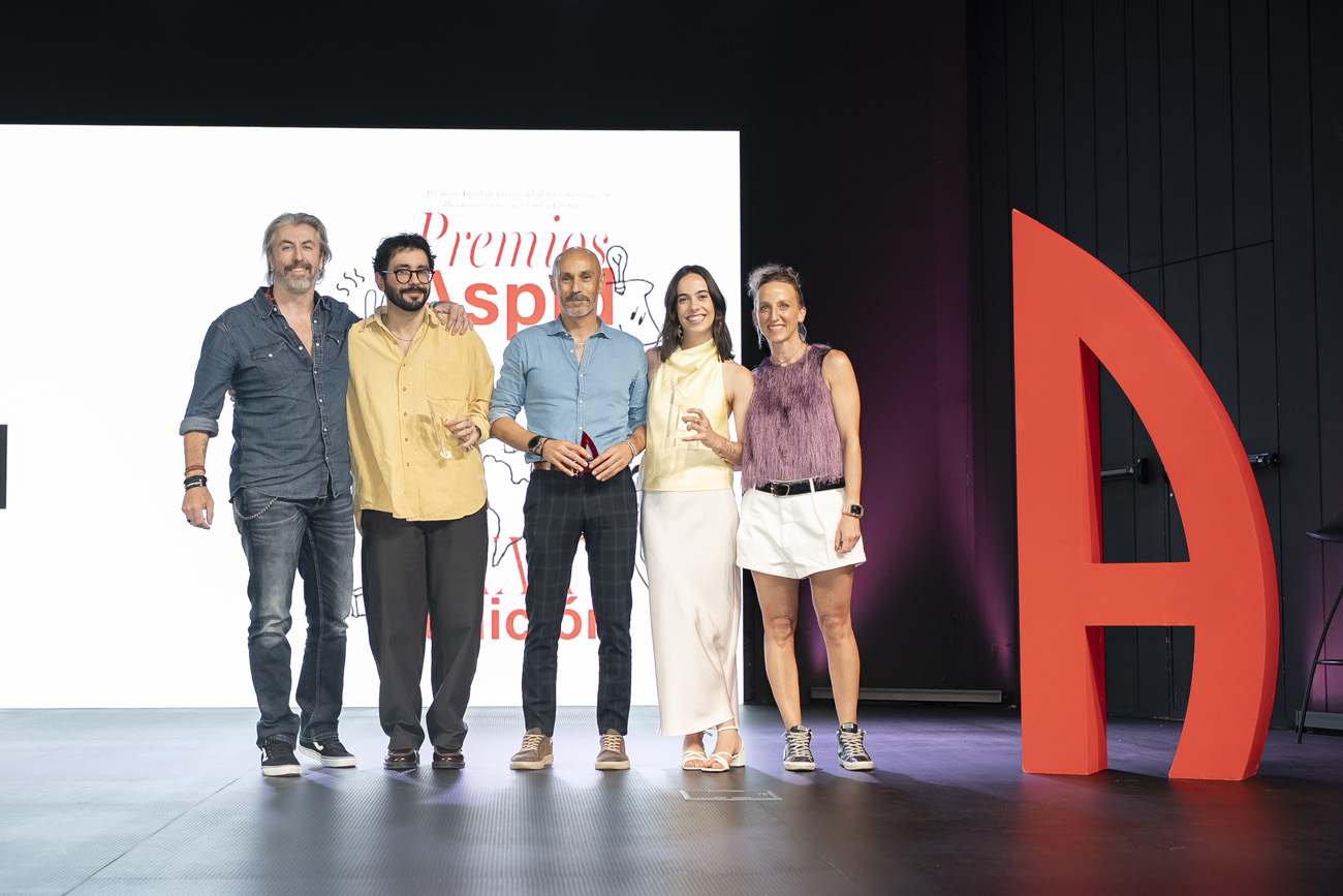 Nico Sierra, Luis Lemes, Gustavo Escobar y Elena Gómez de VML