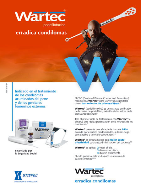 Wartec erradica condilomas - 1