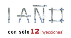 1 año con sólo 12 inyecciones