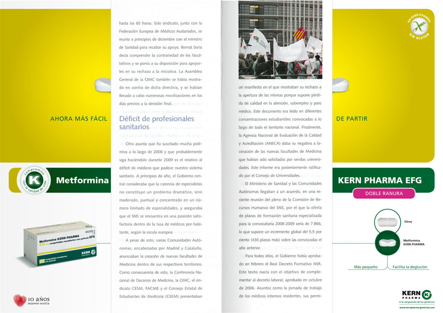 Comprimido ranurado - 1