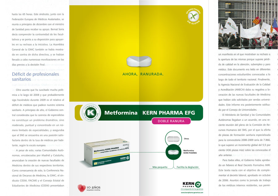 Comprimido ranurado - 2