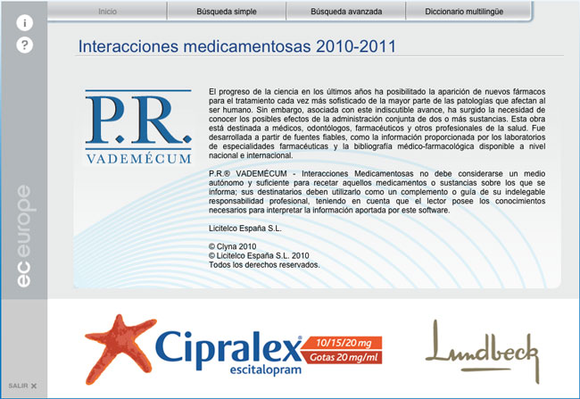P.R. Interacciones Medicamentosas 2011 - 1