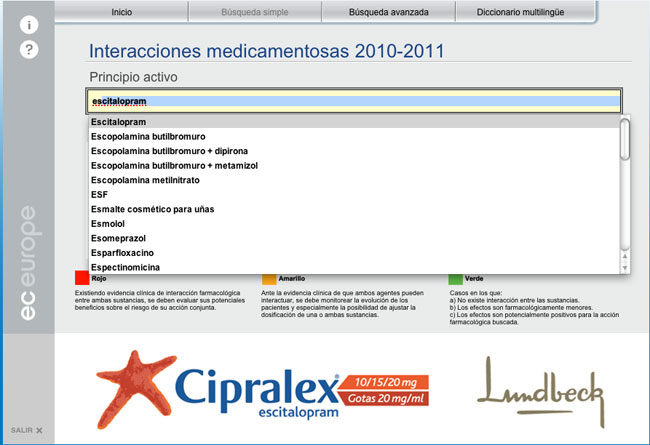 P.R. Interacciones Medicamentosas 2011 - 2