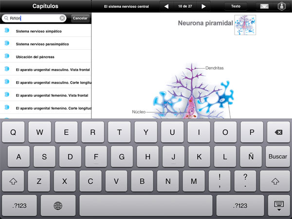Aplicación iPhone y iPad Miniatlas Anatomía - 4