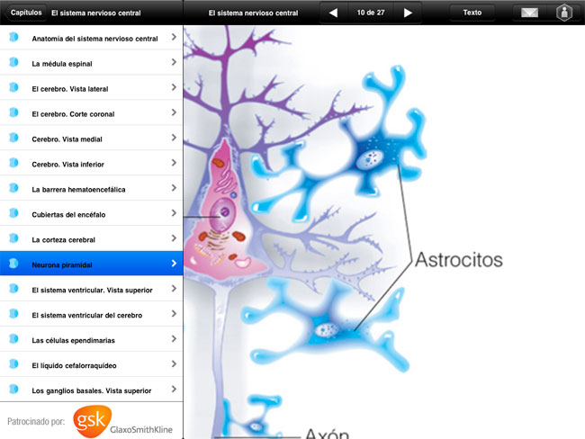 Aplicación iPhone y iPad Miniatlas Anatomía - 5