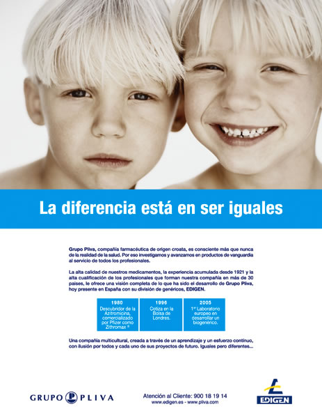 La diferencia está en ser iguales - 1