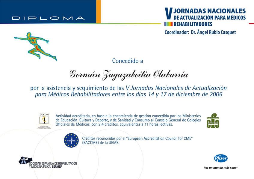 V Jornadas N. para médicos rehabilitadores - 1