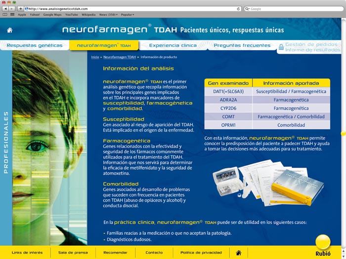 Espacio WEB sobre génetica y TDAH - 3