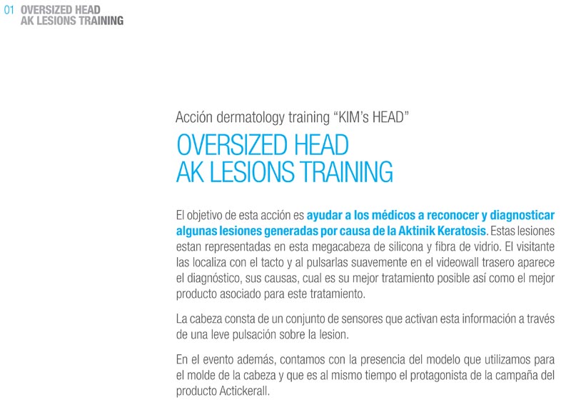 Oversized Derma Trainning Head - 11