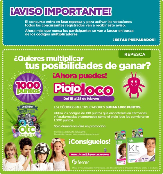 Concurso Rockstar OTC Antipiojos - 11