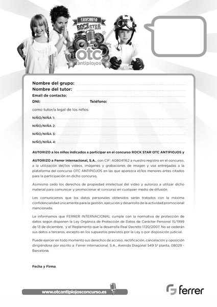 Concurso Rockstar OTC Antipiojos - 13