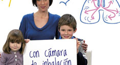 Inhalador presurizado con cámara