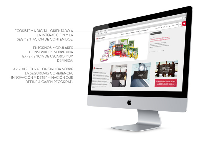 Web corporativa Laboratorio Casen Recordati - 2