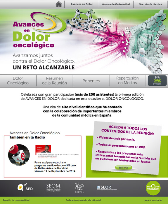 Avances en dolor oncológico - 3