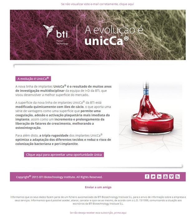 La evolución es UnicCa - 9