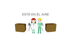 Está en el aire. Ebastel