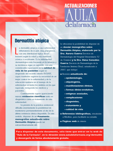 Actualizaciones “El Medico”: Dermatitis - 3