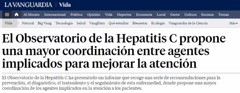 La hepatitis C en España: Reflexiones... - 10