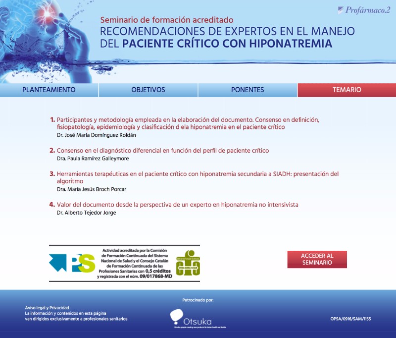 Portal de formación en Hiponatremia - 3