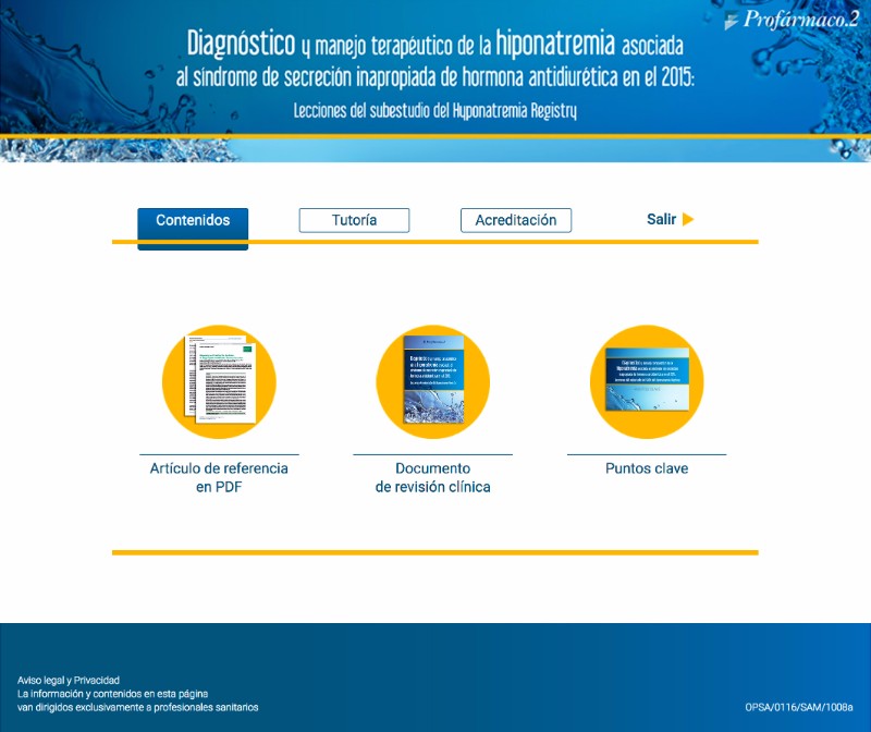 Portal de formación en Hiponatremia - 5