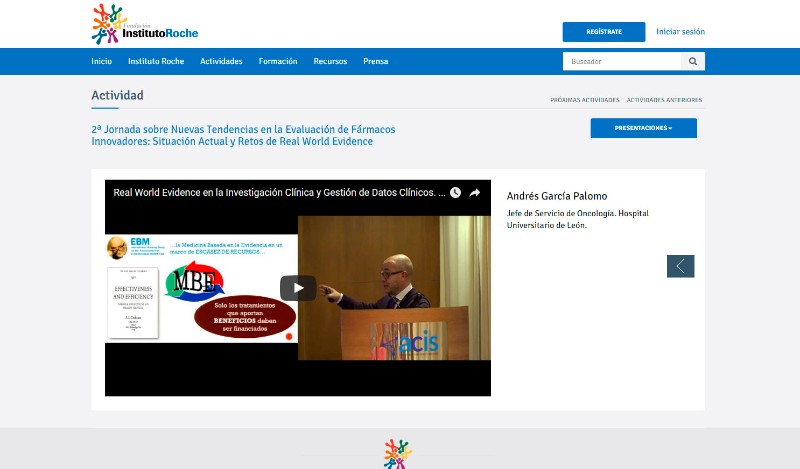 Nuevo portal web de la Fundación Instituto Roche - 3