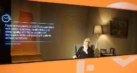 Real live COPD symptoms experience with holograms
