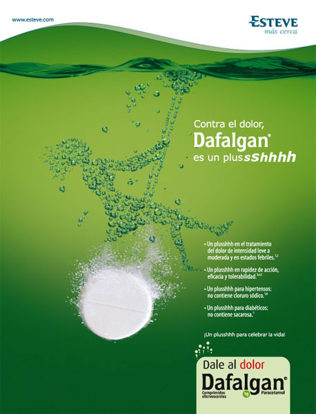 Contra el dolor, Dafalgan es un plussshh - 1