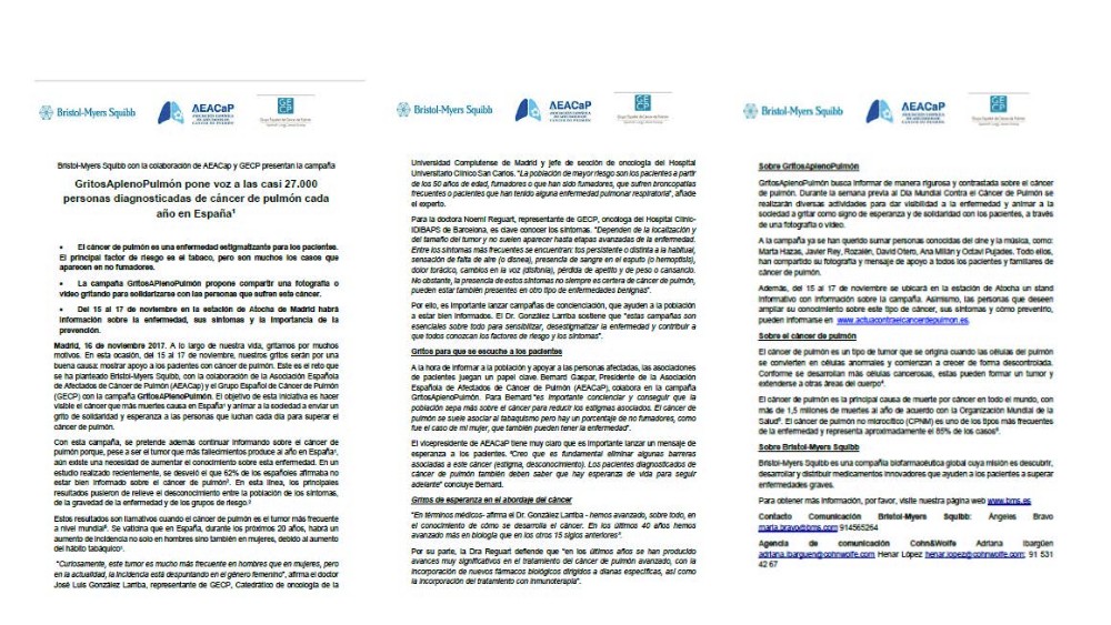 #GritosAPlenoPulmón - 2