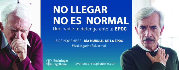 Día Mundial de la EPOC 'No llegar, no es normal' - 2