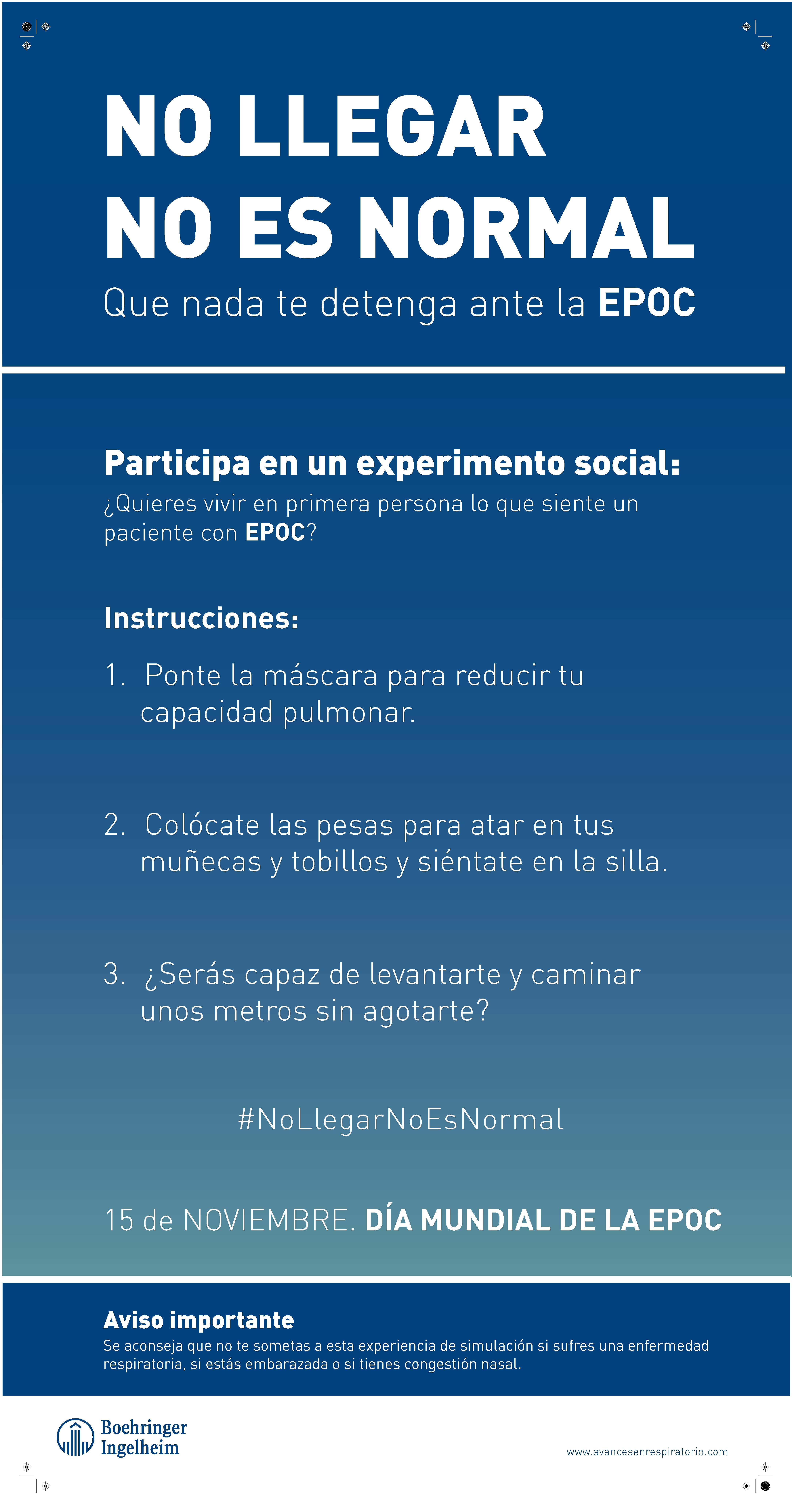 Día Mundial de la EPOC 'No llegar, no es normal' - 7