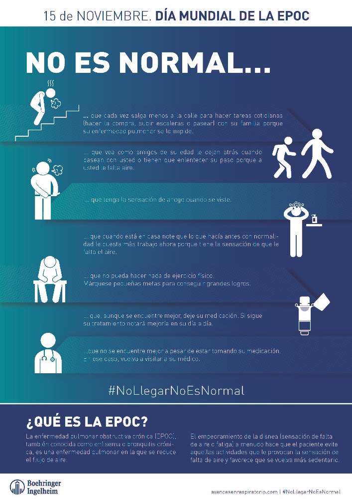 Día Mundial de la EPOC 'No llegar, no es normal' - 8