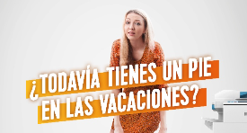 ¿Todavía tienes un pie en las vacaciones?