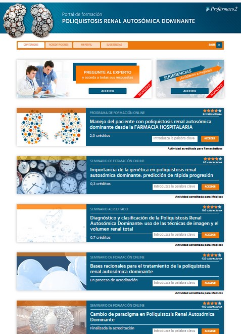 Portal de formación en PQRAD - 2