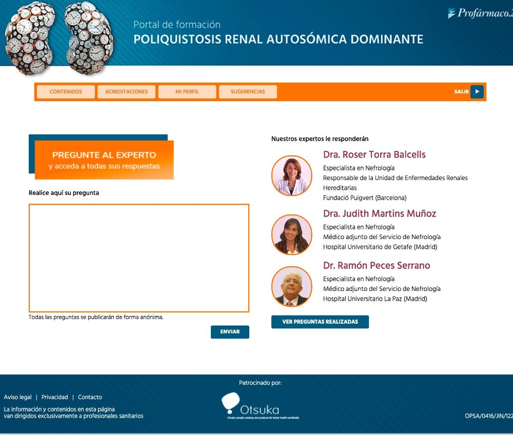 Portal de formación en PQRAD - 3