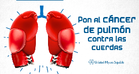 Pon el cáncer de pulmón contra las cuerdas