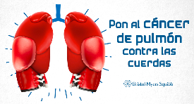 Pon el cáncer de pulmón contra las cuerdas