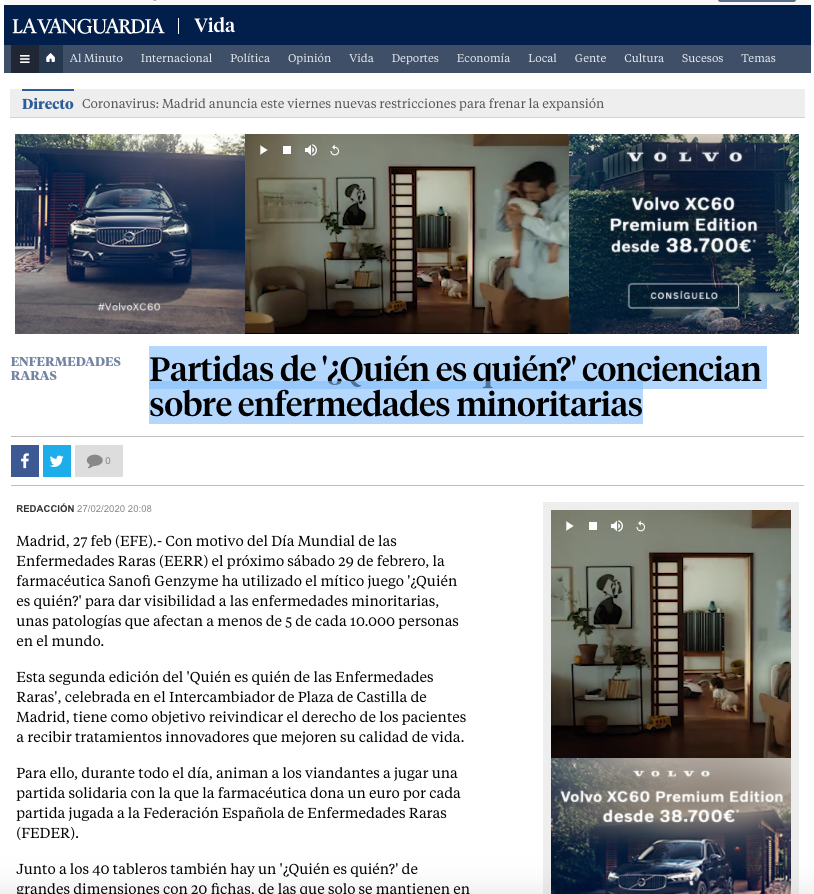 Campaña Sanofi #DíaMundialDeLasEnfermedadesRaras - 6
