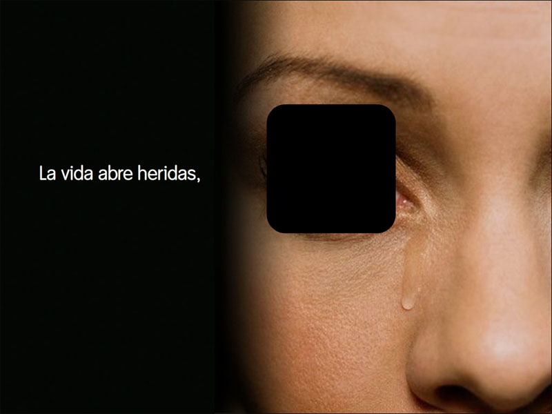 La vida abre heridas, Allevyn las cierra - 1
