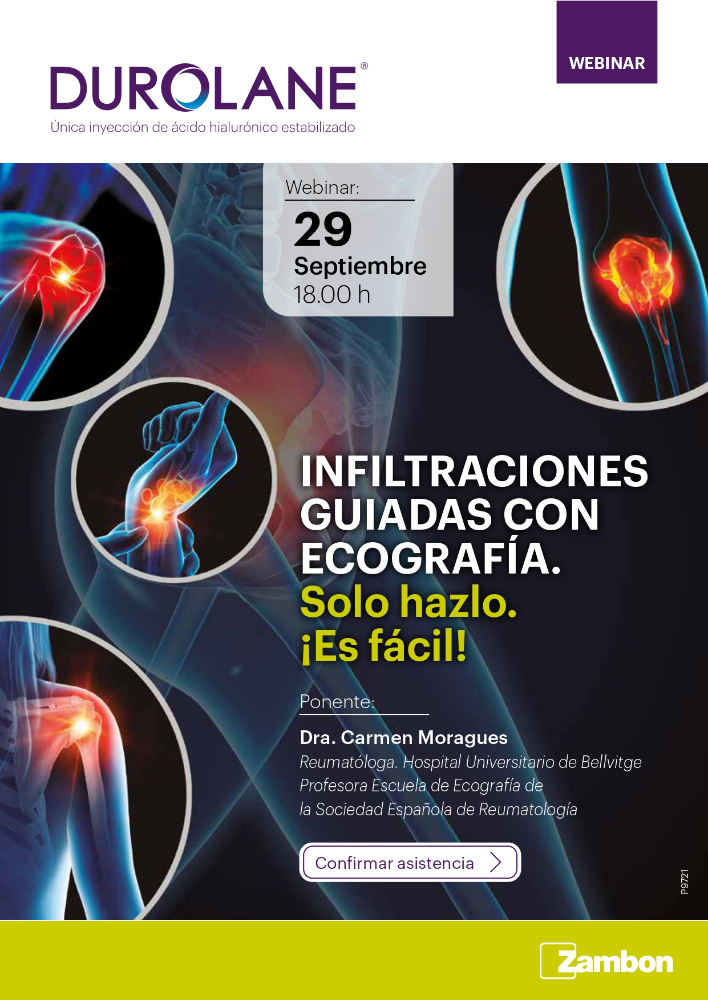 Webinar Durolane: Infiltración guiada ecografia - 2