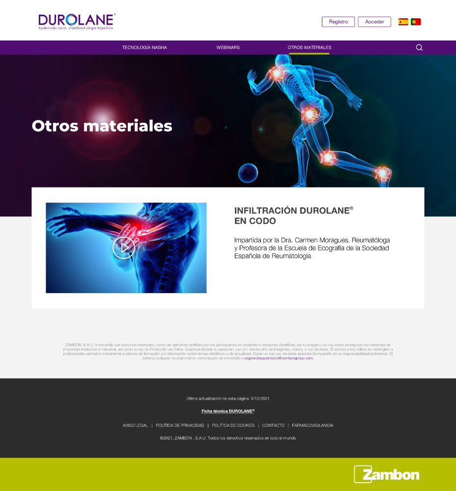 Webinar Durolane: Infiltración guiada ecografia - 3