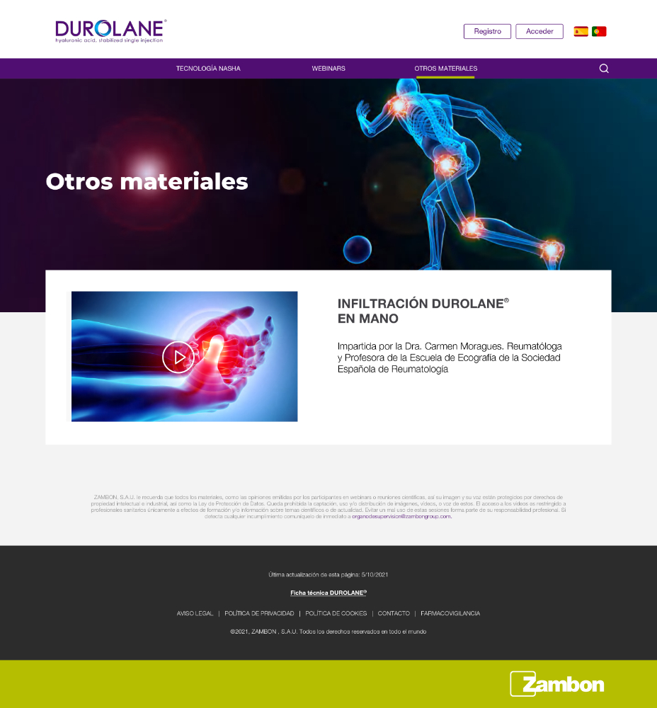 Webinar Durolane: Infiltración guiada ecografia - 5