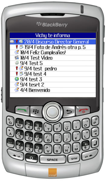 Personal Diag Vichy en BlackBerry - 13