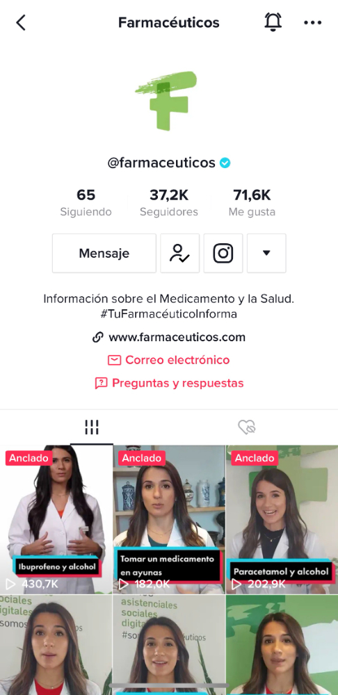 Farmacéuticos en Tik Tok - 6