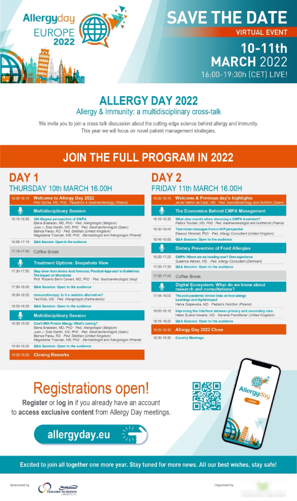 Allergy Day Europe 2022: Allergy & Immunity - 3